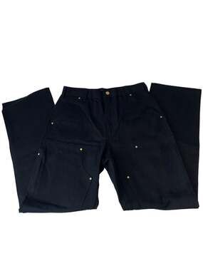 Carhartt B01 Loose Straight Firm Duck Double-Front Dungaree 32x32 Black